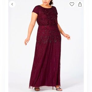 Plus sized beaded dress
